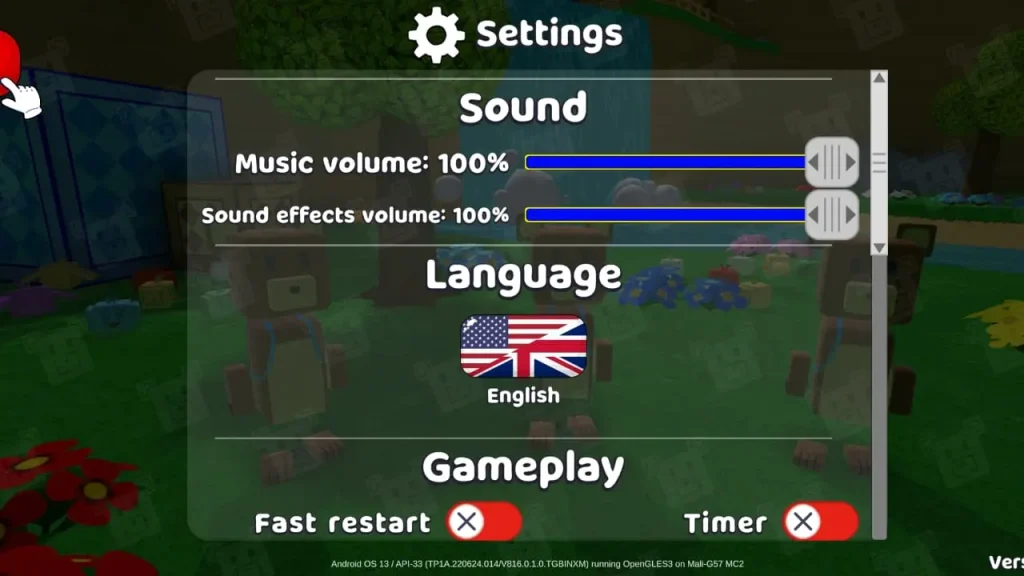 1 - Audio Settings – Immerse Yourself Fully
