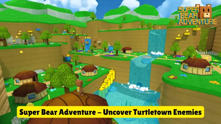 Super Bear Adventure: Uncover All Hidden Enemies in Turtletown