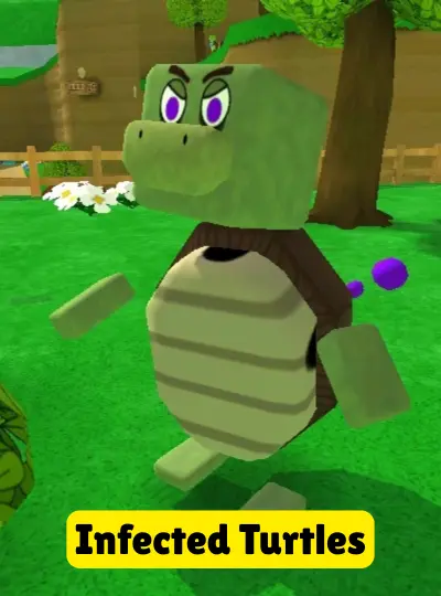 Top Hidden Enemies in Turtletown: Infected Turtle