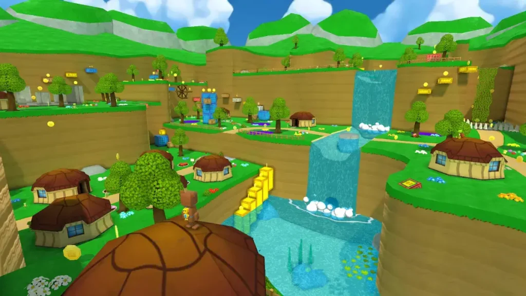 Super Bear Adventure Turtletown Map