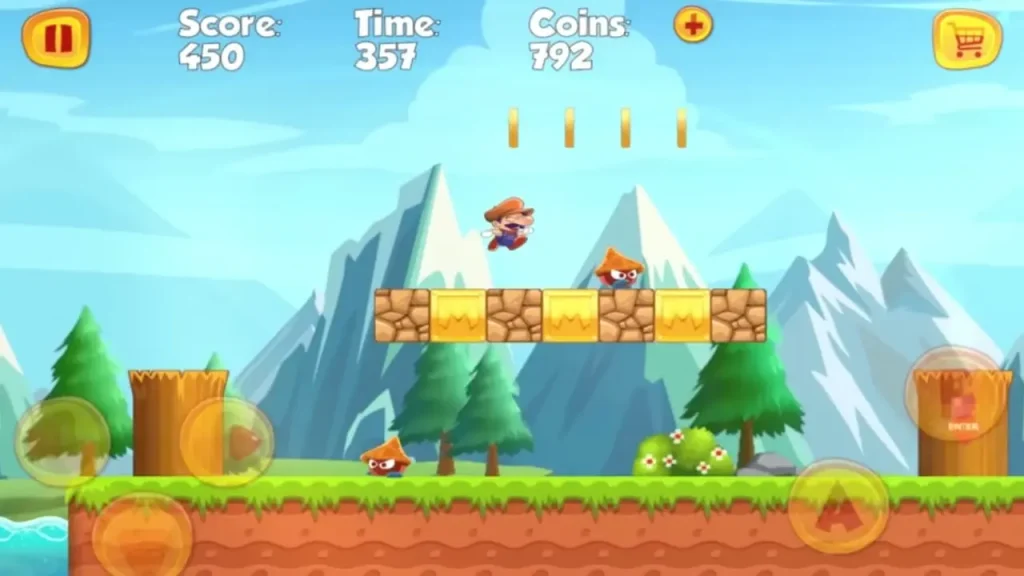 Super Bino Go Adventure Jungle: Graphics and Design