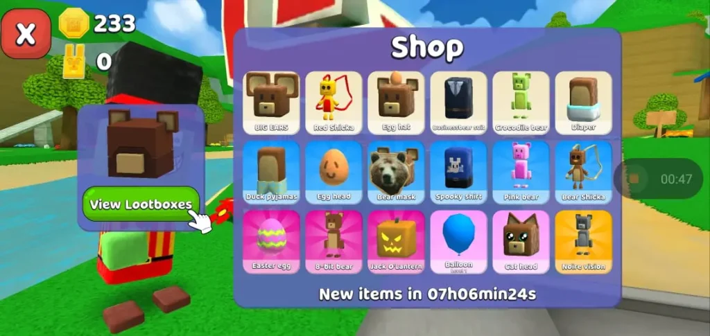 Super Bear Adventure: Collect and Upgrade Items