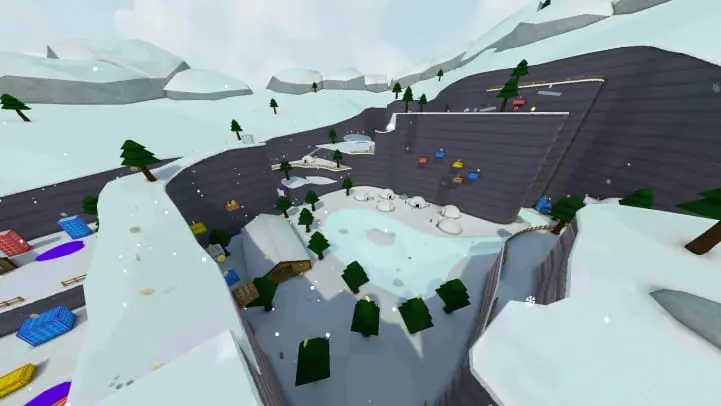 Super Bear Adventure - Snow Valley Map