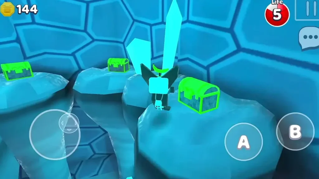 Mole Mine Level: Items and Emote