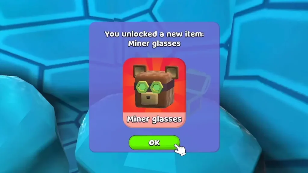 Mole Mine Level: Items and Emote