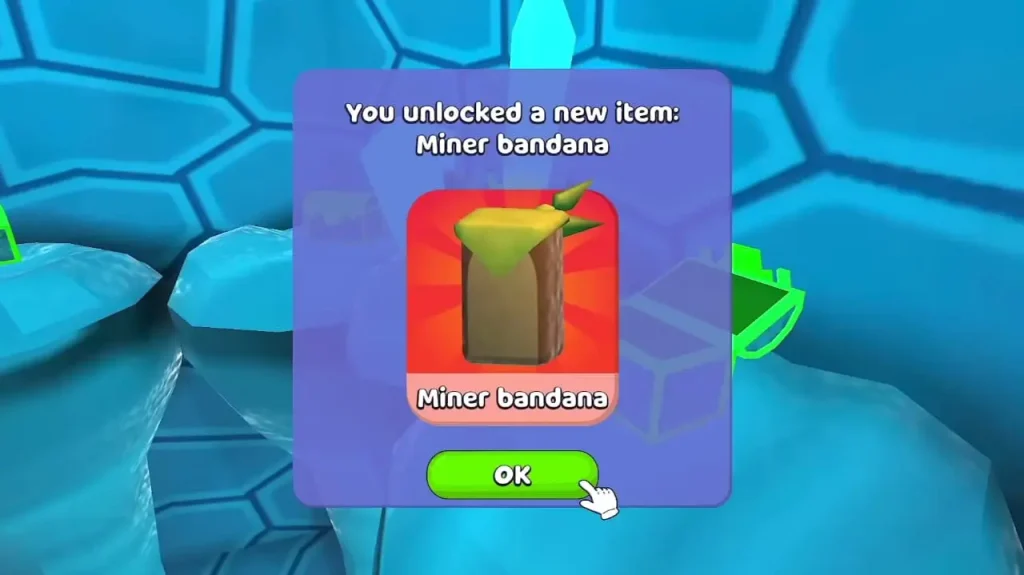 Mole Mine Level: Items and Emote